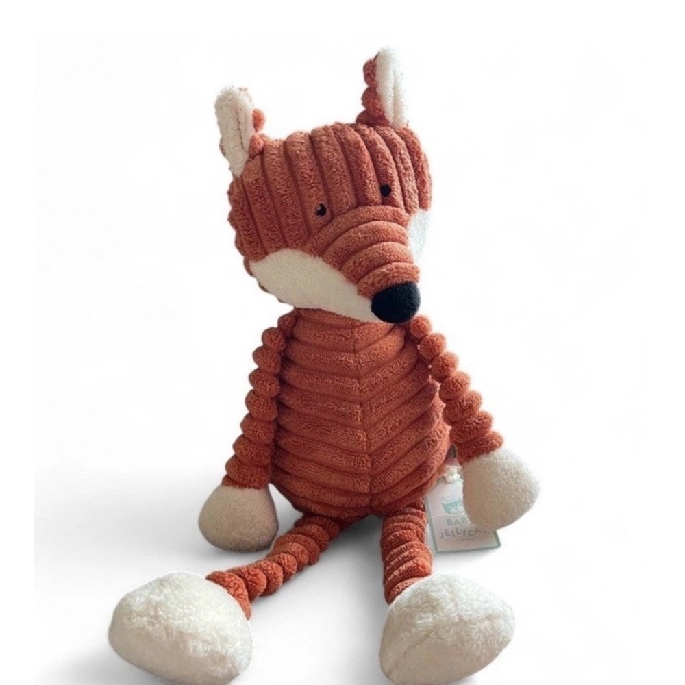 Baby Jellycat Baby Cordy Roy Fox Plush Orange Ribbed Stuffed‎ Animal